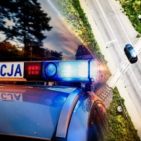 Dron zawisł nad przejazdem kolejowym. To, co zobaczyli policjanci, było szokujące!