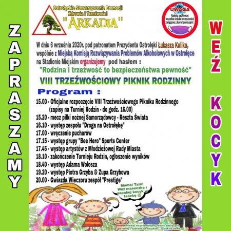 VIII Piknik Trzeźwościowy z koncertami i na sportowo!
