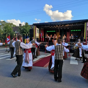 Starosta z radnym na święcie państwowym na Litwie [ZDJĘCIA]
