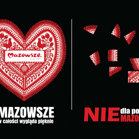 Muzeum Kultury Kurpiowskiej mówi "nie" podziałowi Mazowsza. Wymowna grafika