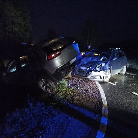 Wypadek w Zabrodziu na DK-53 [ZDJĘCIA]
