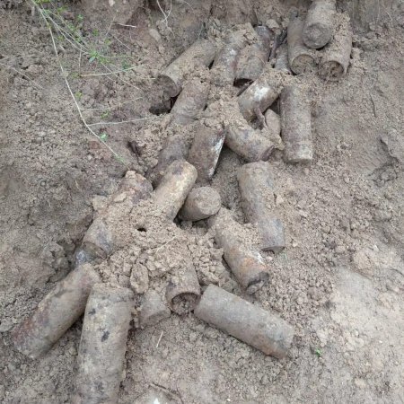 Ponad 20 niewybuchów na posesji nieopodal Fortów w Piątnicy [ZDJĘCIA]