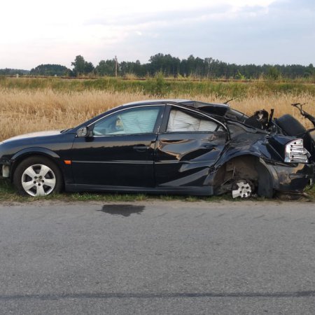 Wypadek na przejeździe kolejowym w Grucelach [ZDJĘCIA]
