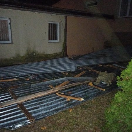 Bilans wichury w regionie. Wśród poszkodowanych są strażacy ochotnicy z Troszyna [ZDJĘCIA]