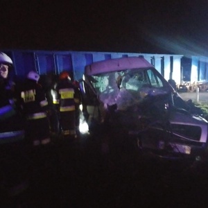 Wypadek na przejeździe kolejowym w Ławach [ZDJĘCIA]
