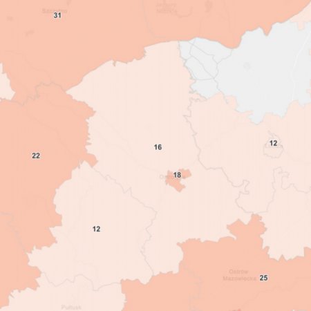 Ponad 1,3 tys. osób w Ostrołęce i powiecie spędzi święta na kwarantannie