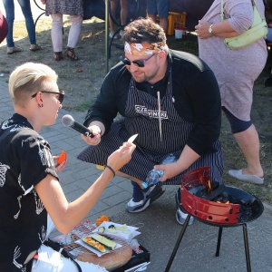 IV Kurpiowski Rajd Motocyklowy i grillowanie z Szymonem Czerwińskim na plaży miejskiej [WIDEO, ZDJĘCIA]