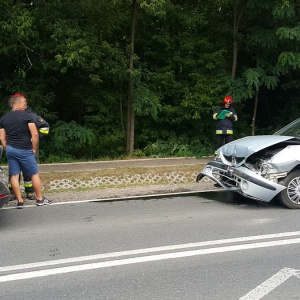 Wypadek na DK-53 w Antoniach