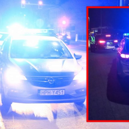 Pijany 27-latek uciekał rozbitym volvo przez nasz powiat. Wpadł po policyjnym pościgu