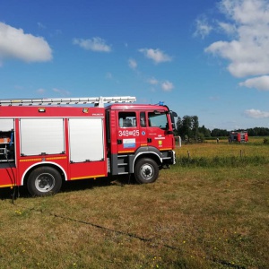 Pożar przy Elektrycznej w Ostrołęce
