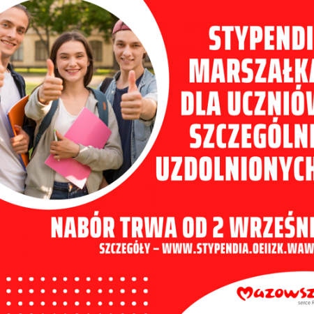 Zostań stypendystą Marszałka