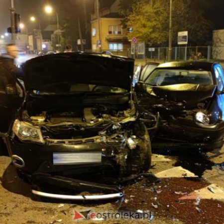 Wypadek w centrum Ostrołęki [ZDJĘCIA]