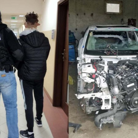 Sprawcy kradzieży wartego 100 tysięcy złotych audi w rękach policji [ZDJĘCIA]